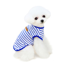 Wholesale Pet Cat Dog  Striped Vest Pet Summer Clothes All-Cotton Pet Vest